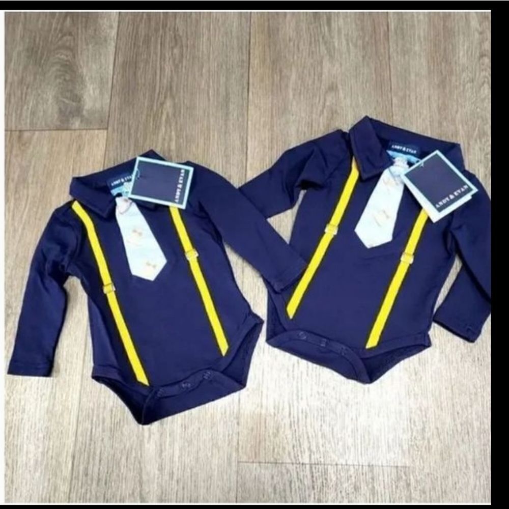 Andy & Evan Onesie ADORABLE Designer wear for Children